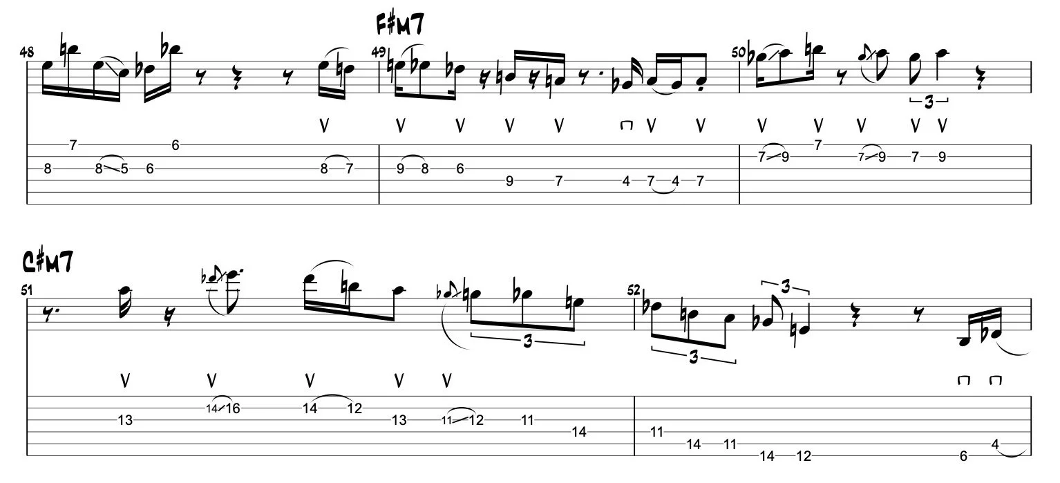 パット・メセニーの「Have You Heard」| ギターソロ分析｜パート 2